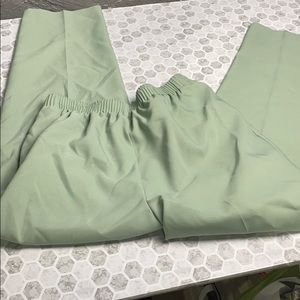 Alia Size 14 Pistachio Green Elastic Waist Pull On